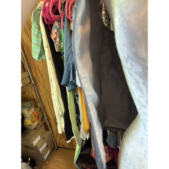 MARMOT Dark Gray 800 Fill Down Puffer Vest Lightweight Quilted Women's Size S - Picture 9 of 13